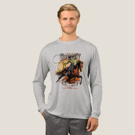 Rette ein Pferd; Reite einen Cowboy | Männer Langa Tri-Blend Shirt