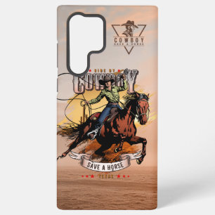 Rette ein Pferd; Reite einen Cowboy Samsung Galaxy Hülle