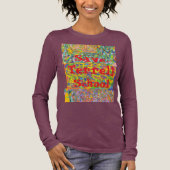 Rette Terrell-Schule abstrakte Kunst Tri-Blend Shirt (Vorderseite)
