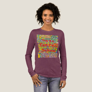 Rette Terrell-Schule abstrakte Kunst Tri-Blend Shirt