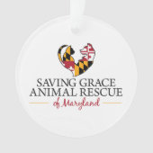 Retten der Anmut-Weihnachtsverzierung Ornament (Vorderseite)