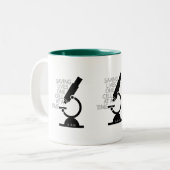 Retten der Leben-Tasse Zweifarbige Tasse (Vorderseite Links)