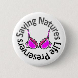Retten der Natur-Schwimmwesten Button