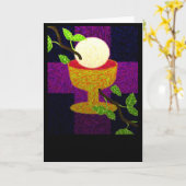 Retten der Schale Karte (Gelbe Blume)