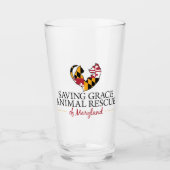 Retten des Anmut-trinkenden Glases Glas (Vorderseite)