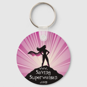 Retten des Superwoman-Schlüsselanhängers Schlüsselanhänger