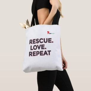 Retten. Lieben. Wiederholen. Minimalistisches De Tasche