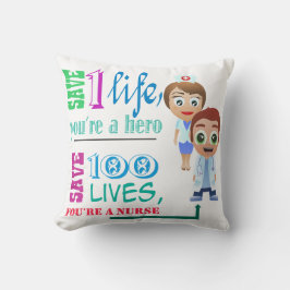 Retten Sie 100 Leben, die Sie ein Mann und eine Kissen