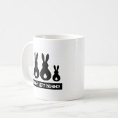 Retten Sie ALLE Häschen! Kaffeetasse (Vorderseite Links)