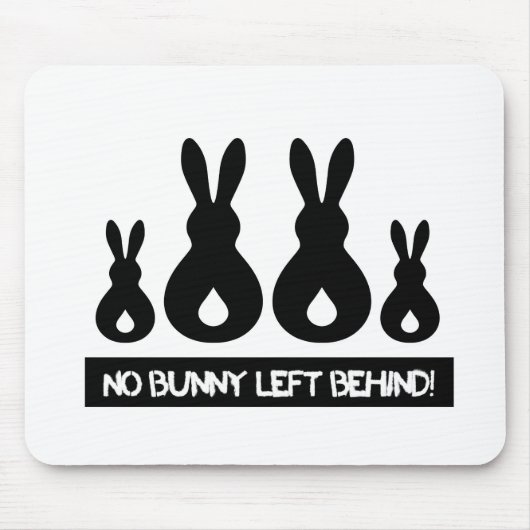 Retten Sie ALLE Häschen! Mousepad (Vorne)