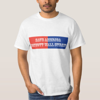Retten Sie Amerika-Boykott Wall Street T-Shirt