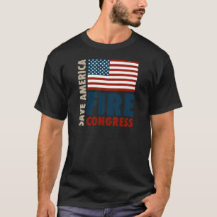 Retten Sie Amerika-Feuer-Kongreß T-Shirt