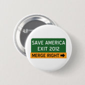 Retten Sie Amerika Repulican Button (Vorne & Hinten)