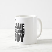 RETTEN Sie BALLON-JUNGE Tasse (VorderseiteRechts)