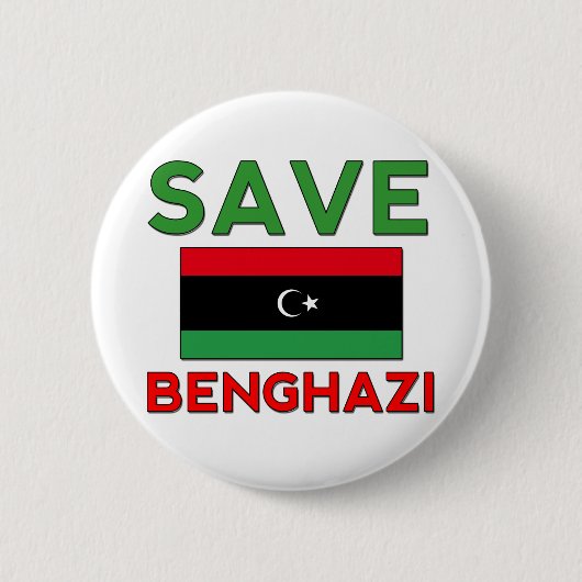 Retten Sie Banghazi Button (Vorderseite)