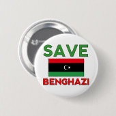 Retten Sie Banghazi Button (Vorne & Hinten)