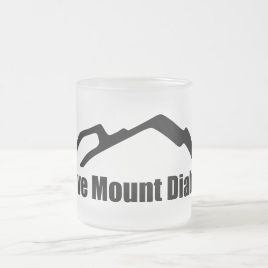 Retten Sie Berg-Diablo-Trinkbehälter Mattglastasse (Mittel)