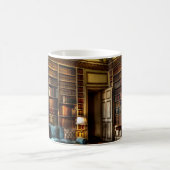 Retten Sie Bibliotheks-Tasse Kaffeetasse (Mittel)