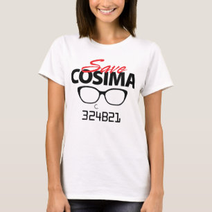 Retten Sie Cosima vom Waisenschwarzen T-Shirt