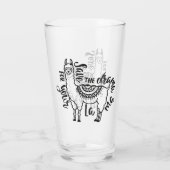 Retten Sie das Drama für Ihr Lama Glas (Rückseite)