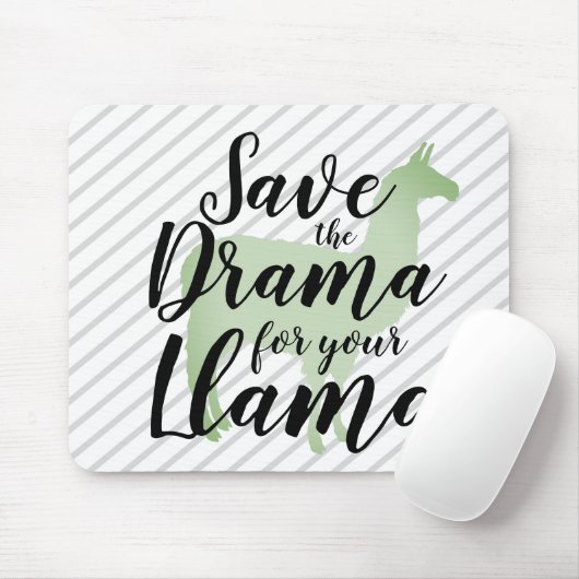 Retten Sie das Drama für Ihr Lama Mousepad (Mit Mouse)