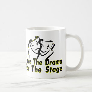 Retten Sie das Drama Kaffeetasse