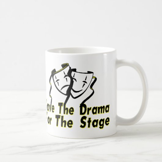 Retten Sie das Drama Kaffeetasse (Rechts)