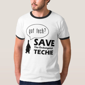 Retten Sie das gefährdete Techie Shirt
