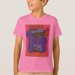 Retten Sie das Gorilla-T-Shirt T-Shirt