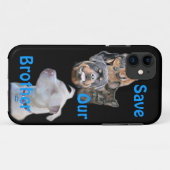 Retten Sie das Pitbull Case-Mate iPhone Hülle (Rückseite (Horizontal))