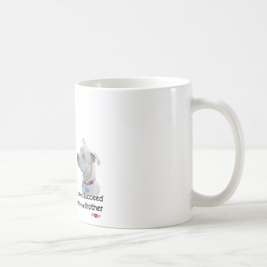 Retten Sie das Pitbull Kaffeetasse (Rechts)