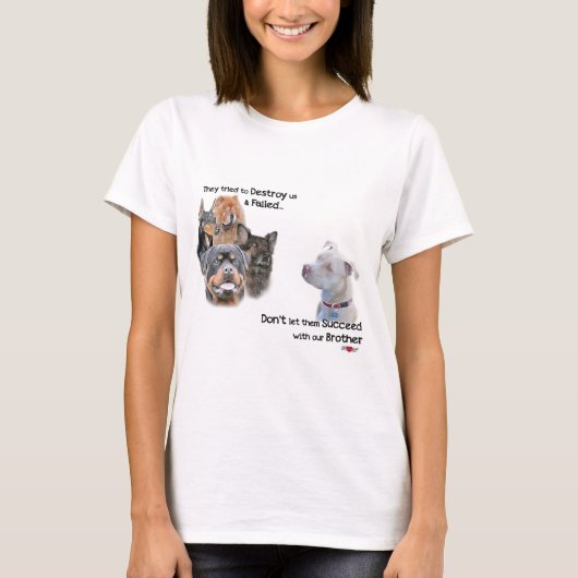 Retten Sie das Pitbull T-Shirt (Vorderseite)