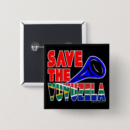 Retten Sie das Vuvuzela Button (Vorne & Hinten)