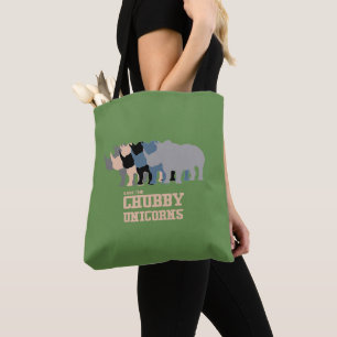 Retten Sie dem Chubby UnicornsRhino multi Farbe Tasche