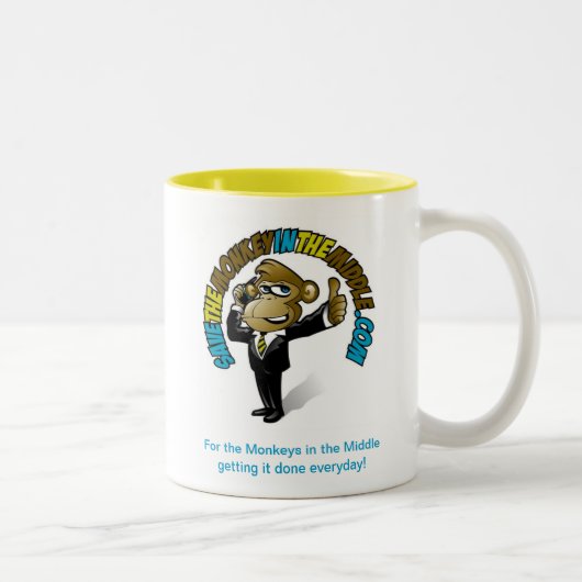 Retten Sie den Affen in der mittleren gelben Tasse (Rechts)