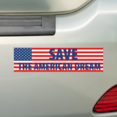 Retten Sie den amerikanischen Traum Autoaufkleber (Auf Auto)
