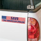 Retten Sie den amerikanischen Traum Autoaufkleber (Auf Lkw)