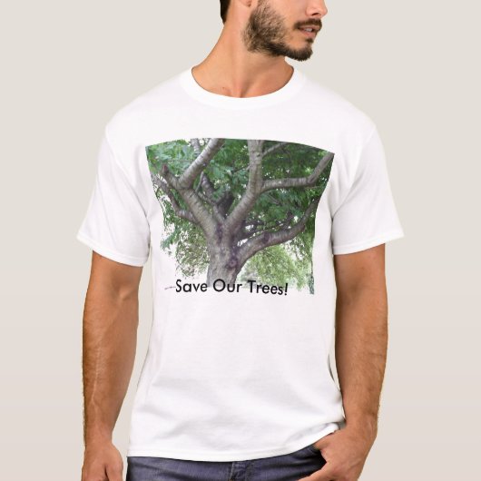 Retten Sie den Baum-T - Shirt (Vorderseite)