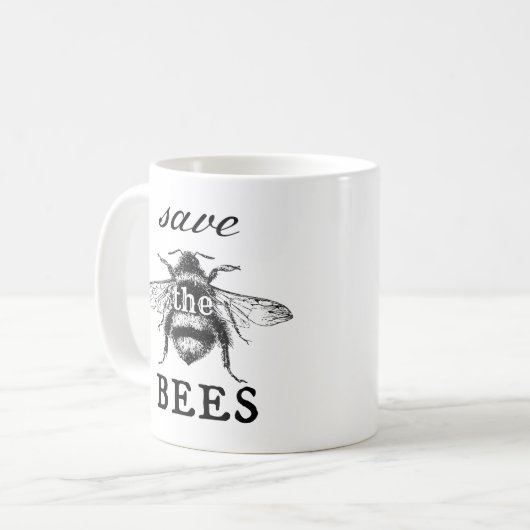 Retten Sie den Bienen die Tasse - umweltsmäßig - (Vorderseite Links)