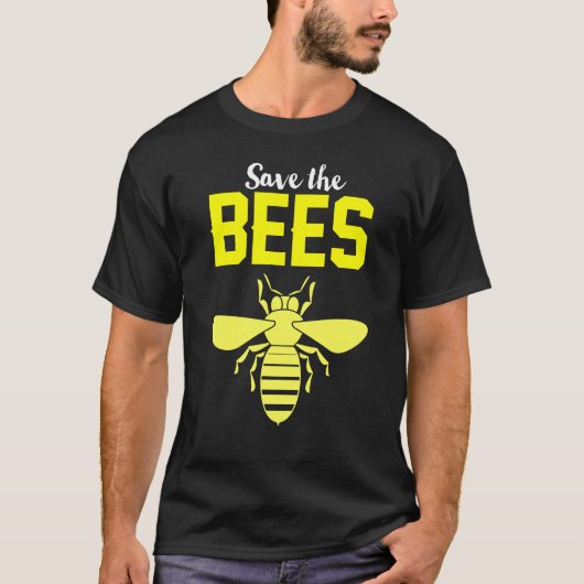 Retten Sie den Bienen Erderdhippie-Imker-Shirt T-Shirt (Vorderseite)