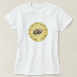 Retten Sie den Bienen   Vintage Honigbiene u. T-Shirt