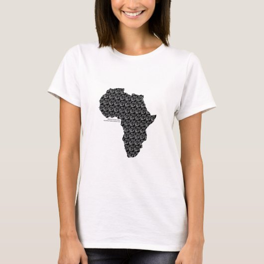 Retten Sie den Chubby Unicorn-Afrika-T - Shirt (Vorderseite)