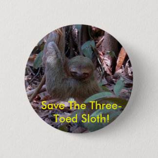 Retten Sie den Drei-Toed Sloth! Knopf Button