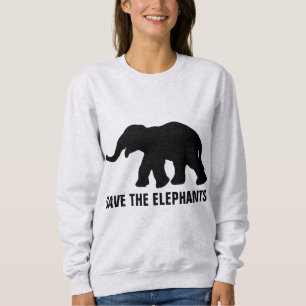 RETTEN Sie DEN ELEFANTEN T - Shirts u. Sweatshirts