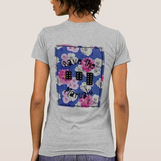 Retten Sie den Handbuch-T - Shirt (Rückseite)