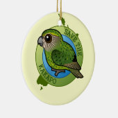 Retten Sie den Kakapo Keramik Ornament (Rechts)