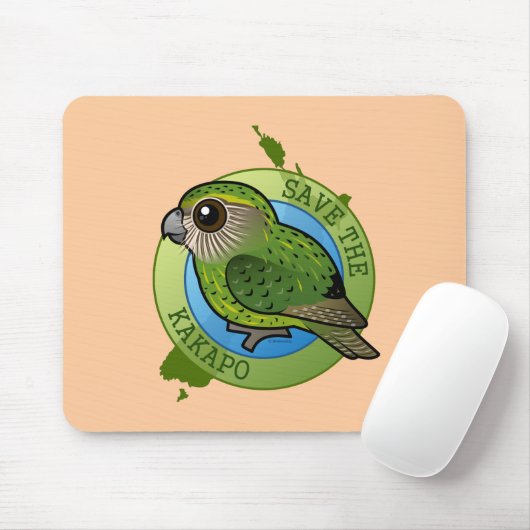 Retten Sie den Kakapo Mousepad (Mit Mouse)