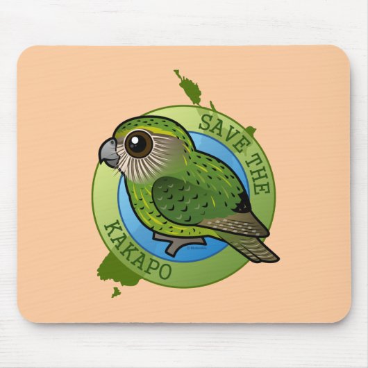 Retten Sie den Kakapo Mousepad (Vorne)