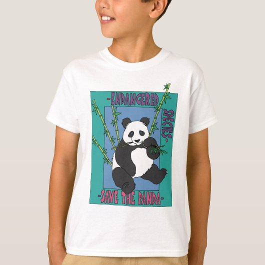 Retten Sie den Panda T-Shirt (Vorderseite)