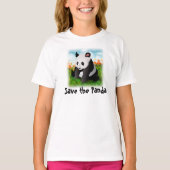 Retten Sie den Panda T-Shirt (Vorderseite)